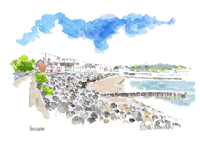 Load image into Gallery viewer, Hollywood Northern Ireland an original watercolour by Glenn Thompson