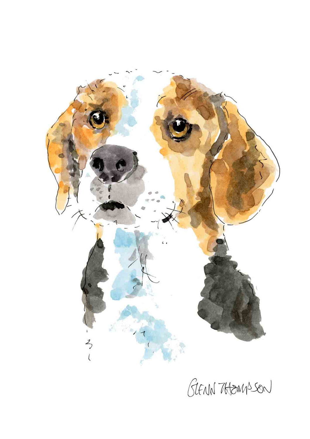 A Beagle a Glenn Thompson print