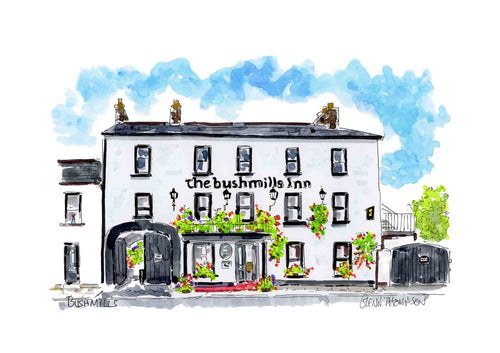 Bushmills Inn Northern Ireland a Glenn Thompson Print