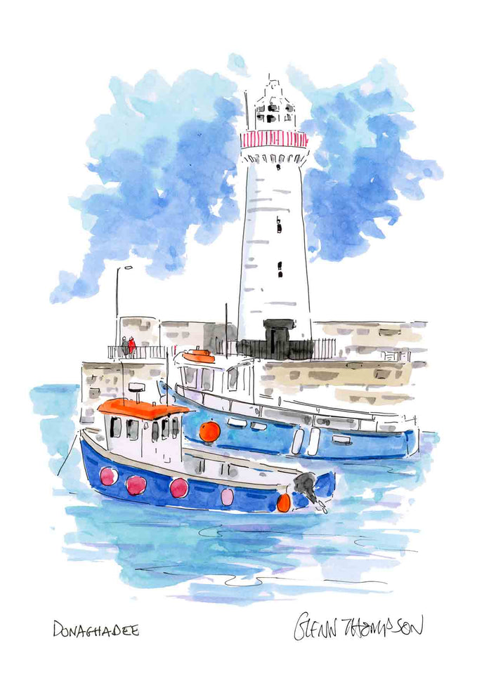 Donaghadee Lighthouse a Glenn Thompson Print