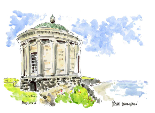 Mussenden a Glenn Thompson original watercolour