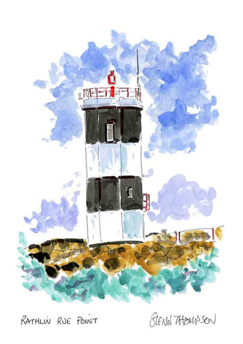 Rathlin Rue Point Lighthouse a Glenn Thompson print