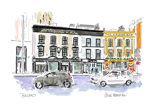 Robinsons and the Crown a Glenn Thompson print