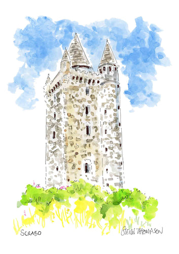 Scrabo Tower Newtownards a Glenn Thompson Print