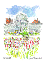 Load image into Gallery viewer, Palm house at Botanic Gardens Belfast Northern Ireland a Glenn Thompson print
