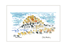 Load image into Gallery viewer, Giants Causeway Northern Ireland Glenn Thompson Watercolour
