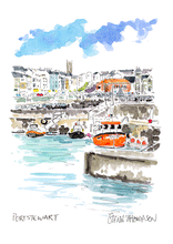 Load image into Gallery viewer, Portstewart harbour in Northern Ireland a Glenn Thompson print
